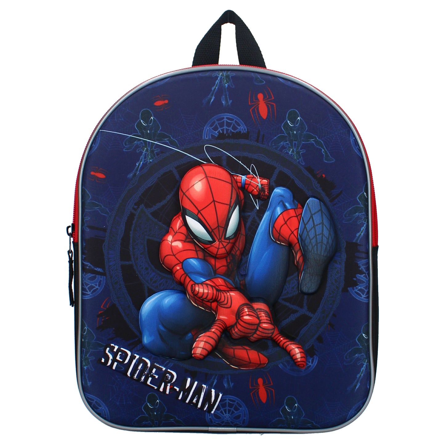Spiderman 3D Rucksack Schulrucksack mit großem Hauptfach und verstellbaren Schultergurten