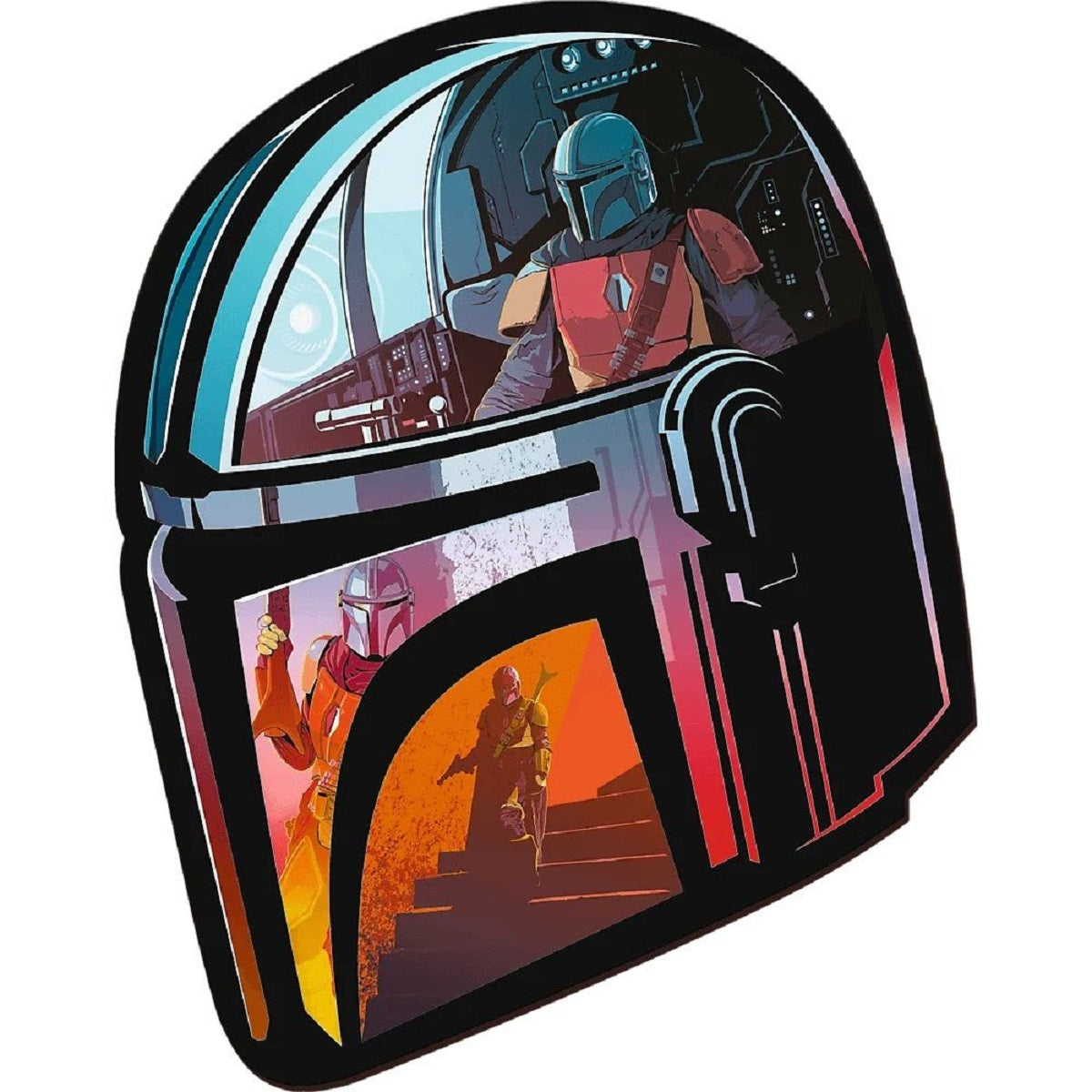Star Wars Holzpuzzle The Mandalorian Reunite 160-teiliges Puzzle