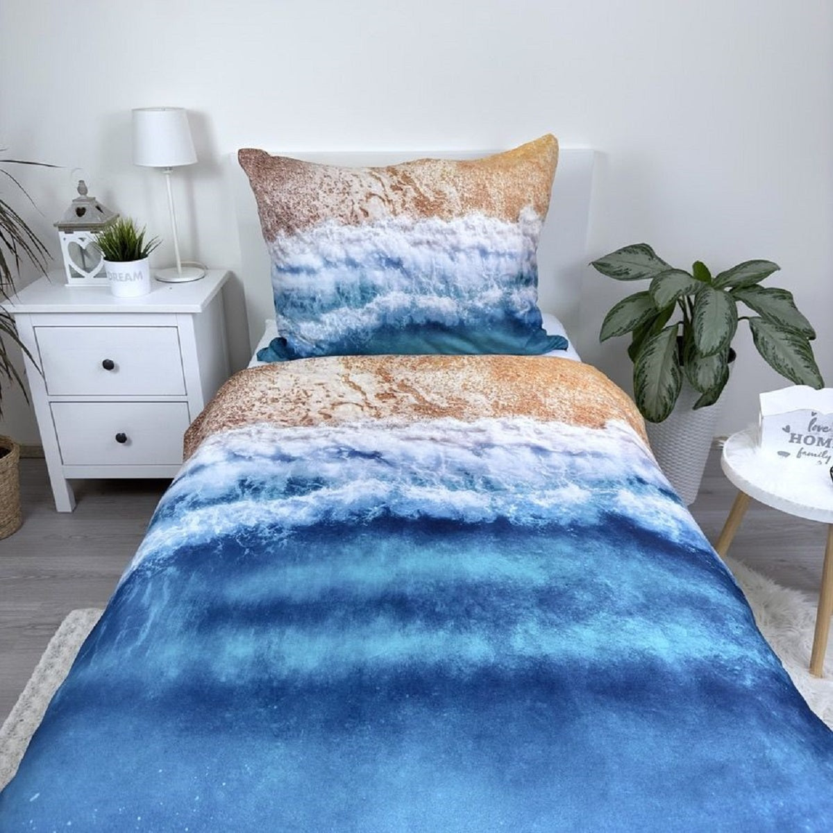 Paradise Beach Kuschelige Bettwäsche Polyester, 140x200 cm & 70x90 cm