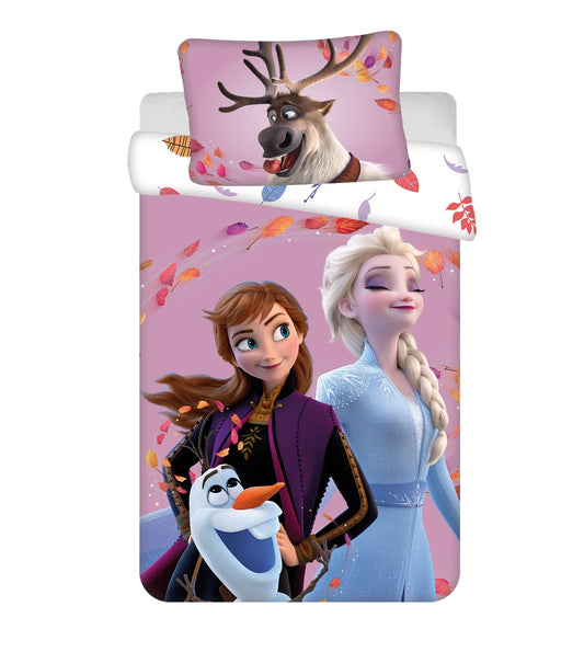 Disney Frozen Kinder Bettwäsche – Bettbezug 100x135 cm & Kissenbezug 40x60 cm