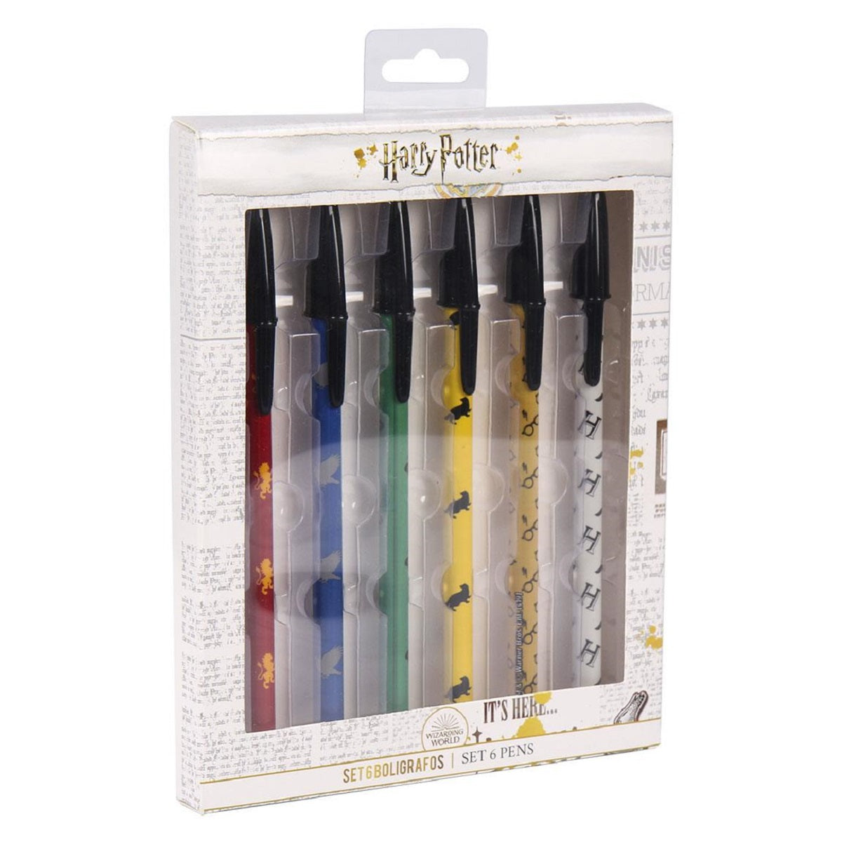 Harry Potter 6x Stifte Kugelschreiber mit Harry Potter Motiven