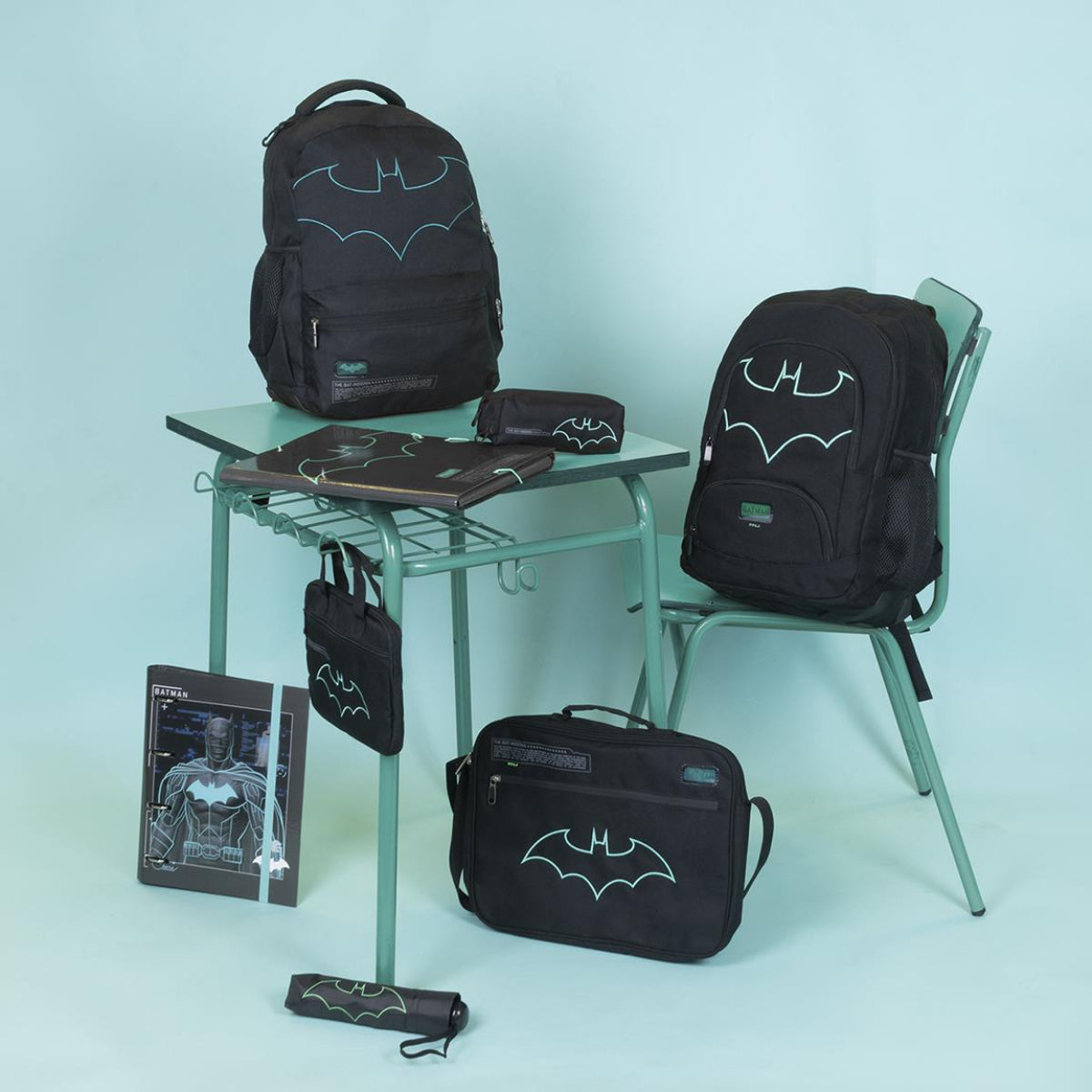 DC Comics Federmäppchen Batman – Schulmäppchen & Stiftemappe mit 3 Fächern
