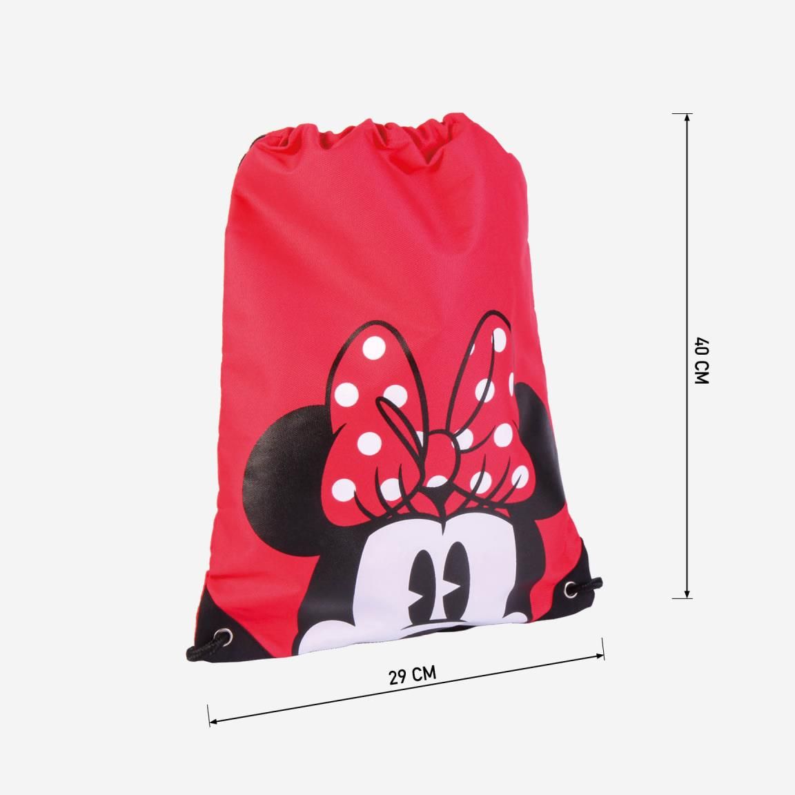 Disney Minnie Mouse Gymbag für Mädchen für Alltag und Aktivitäten 32 × 2 × 40 cm