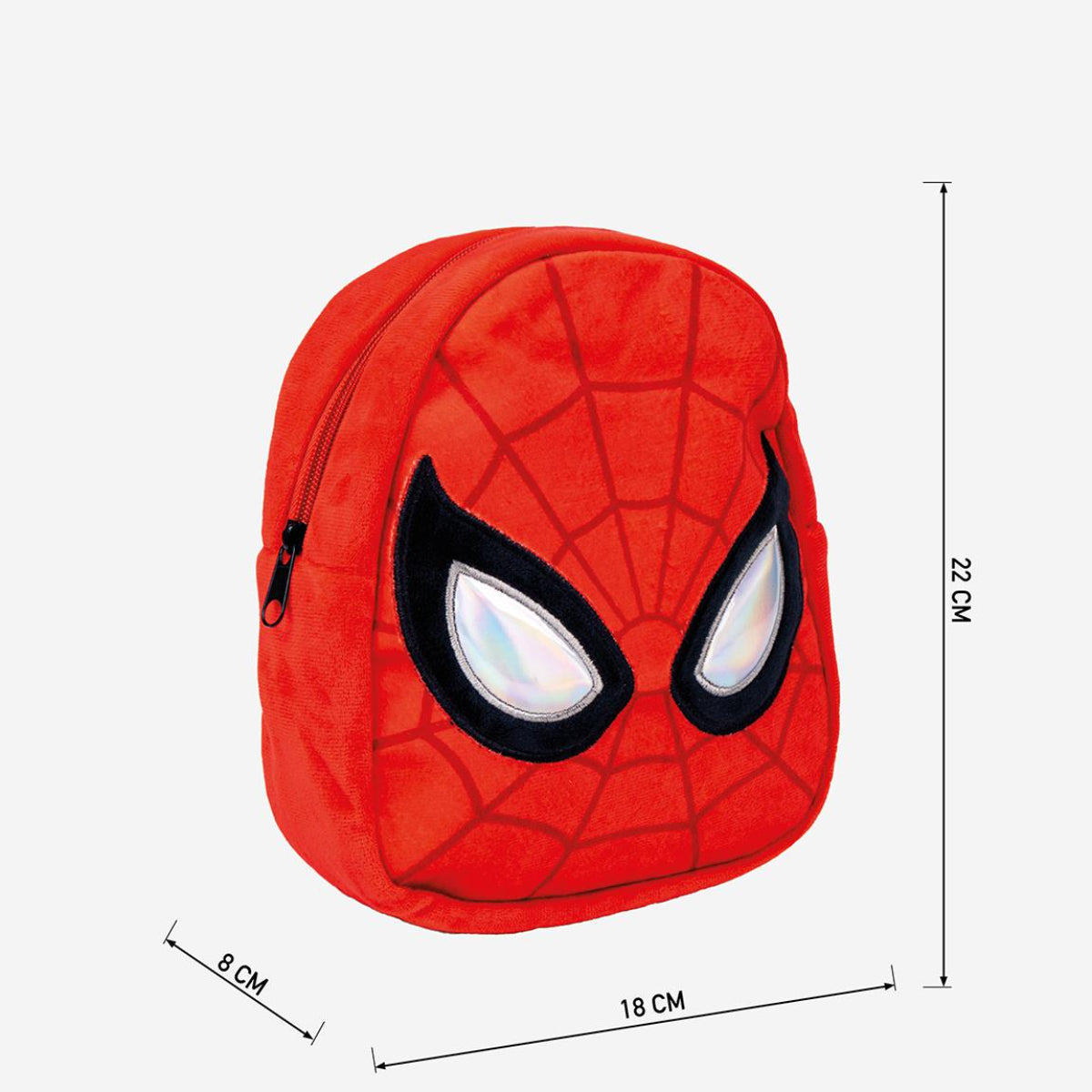 Spiderman Vorschulrucksack Weicher Plüsch-Rucksack für Jungen & Mädchen