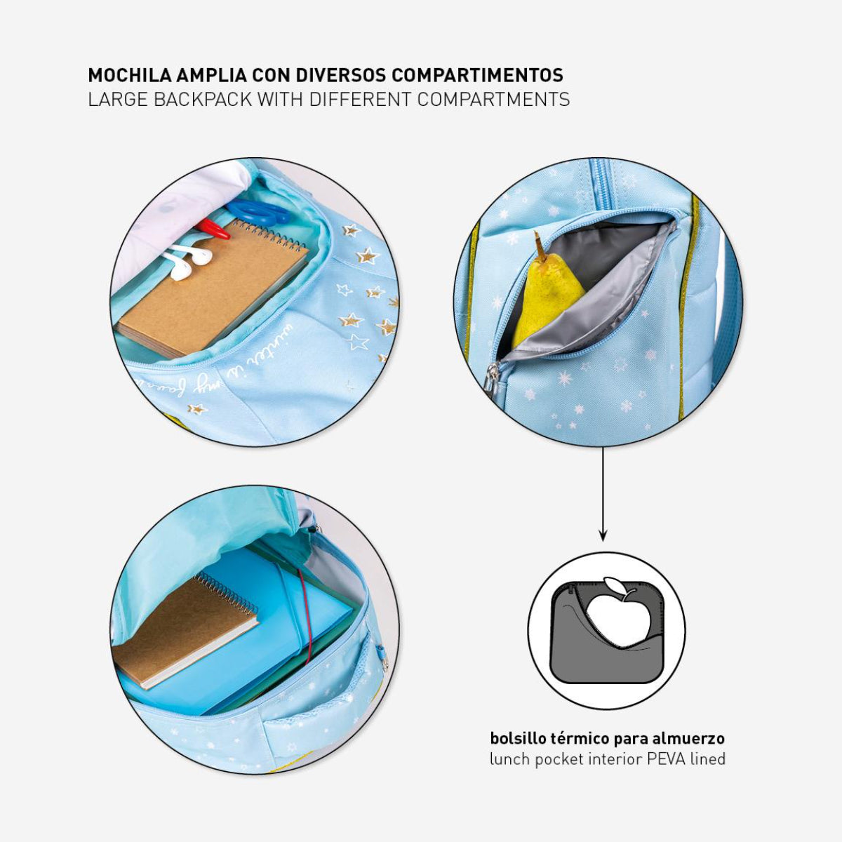 Disney Frozen Rucksack für Kinder – Freizeitrucksack & Kinderrucksack für Schule & Ausflüge