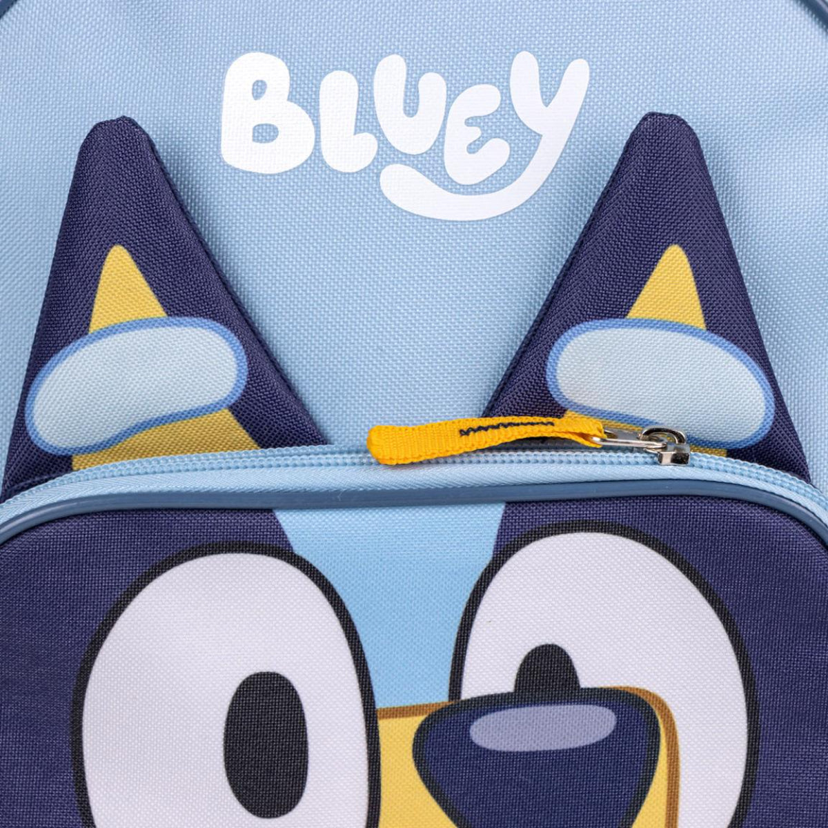 Bluey Kinderrucksack 3D Motiv Rucksack für Jungen & Mädchen