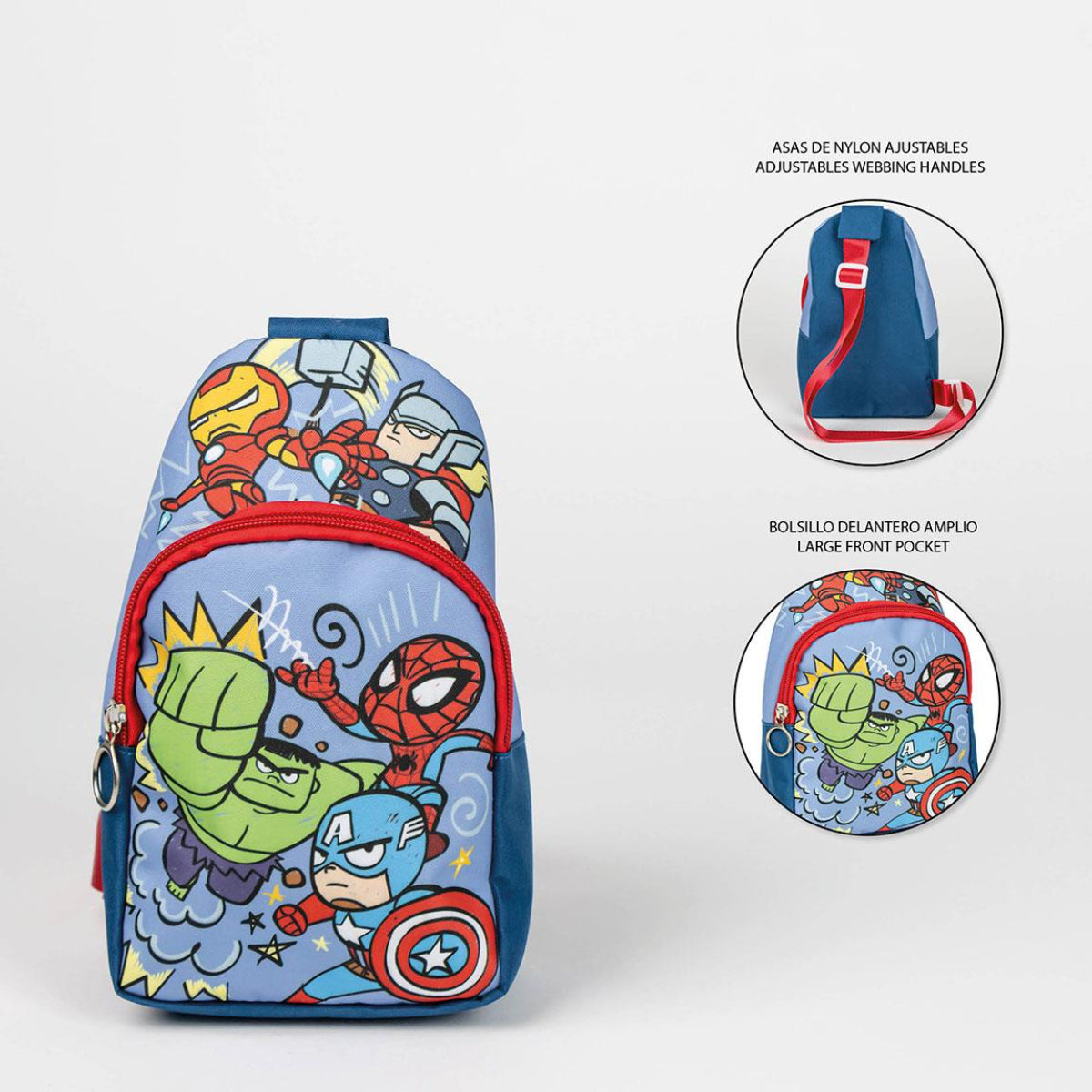 Marvel Avengers Rucksack für Kinder Superhelden Schulrucksack für Alltag & Schule