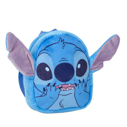 Disney Stitch Vorschulrucksack Weicher Plüsch-Rucksack für Jungen & Mädchen