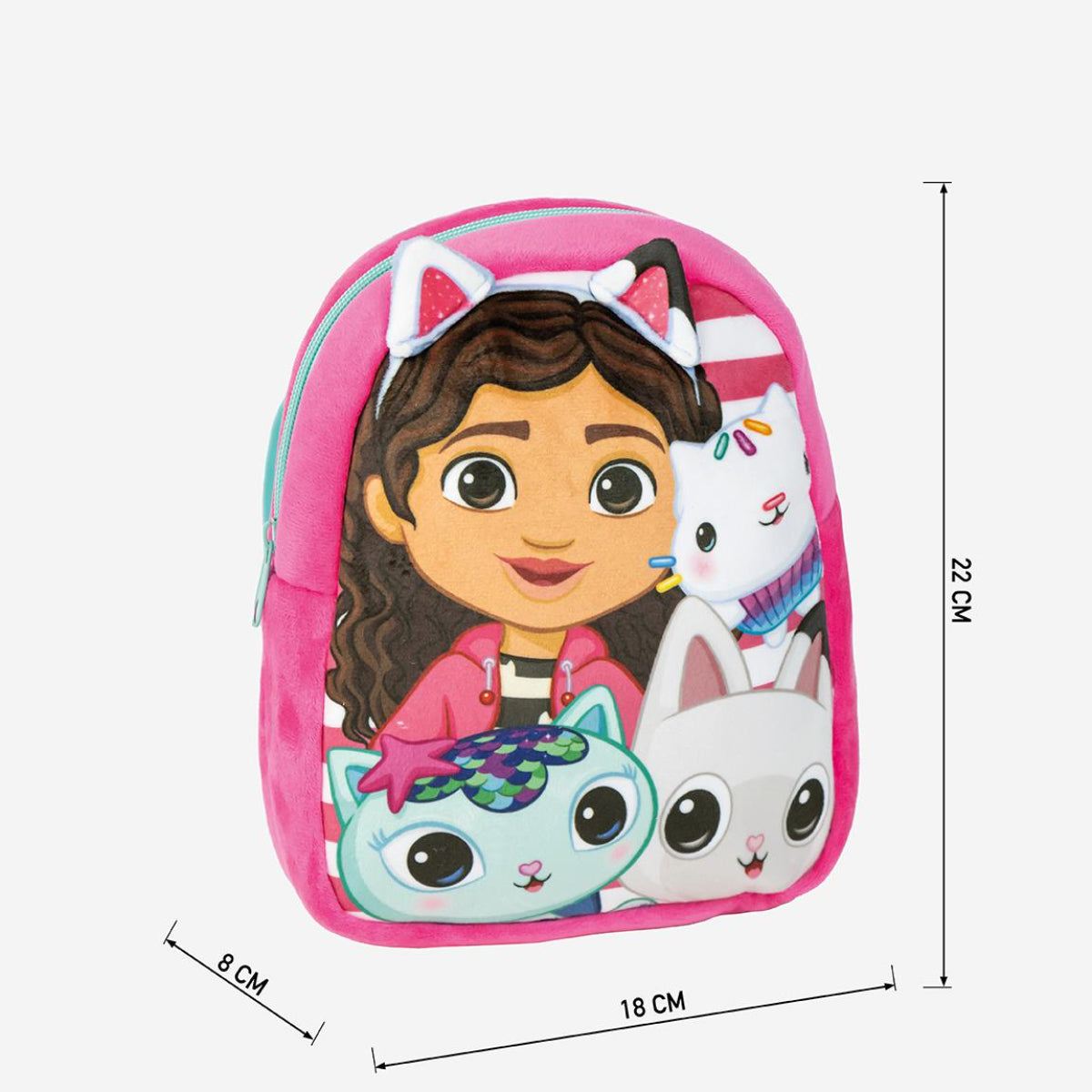 Gabby´s Dollhouse Rucksack für Kinder – Freizeitrucksack & Kinderrucksack für Schule & Ausflüge