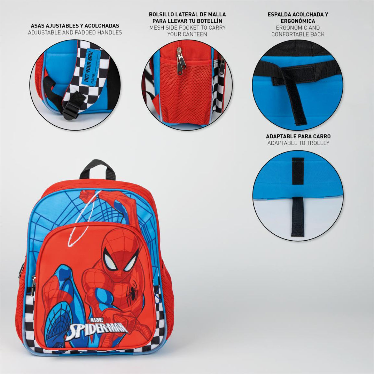 Spiderman Rucksack für Kinder – Freizeitrucksack & Kinderrucksack für Schule & Ausflüge