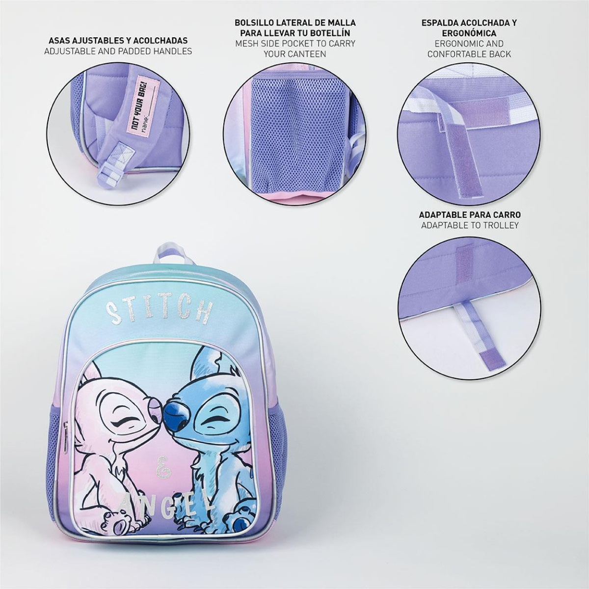 Lilo & Stitch Rucksack für Kinder – Freizeitrucksack & Kinderrucksack für Schule & Ausflüge