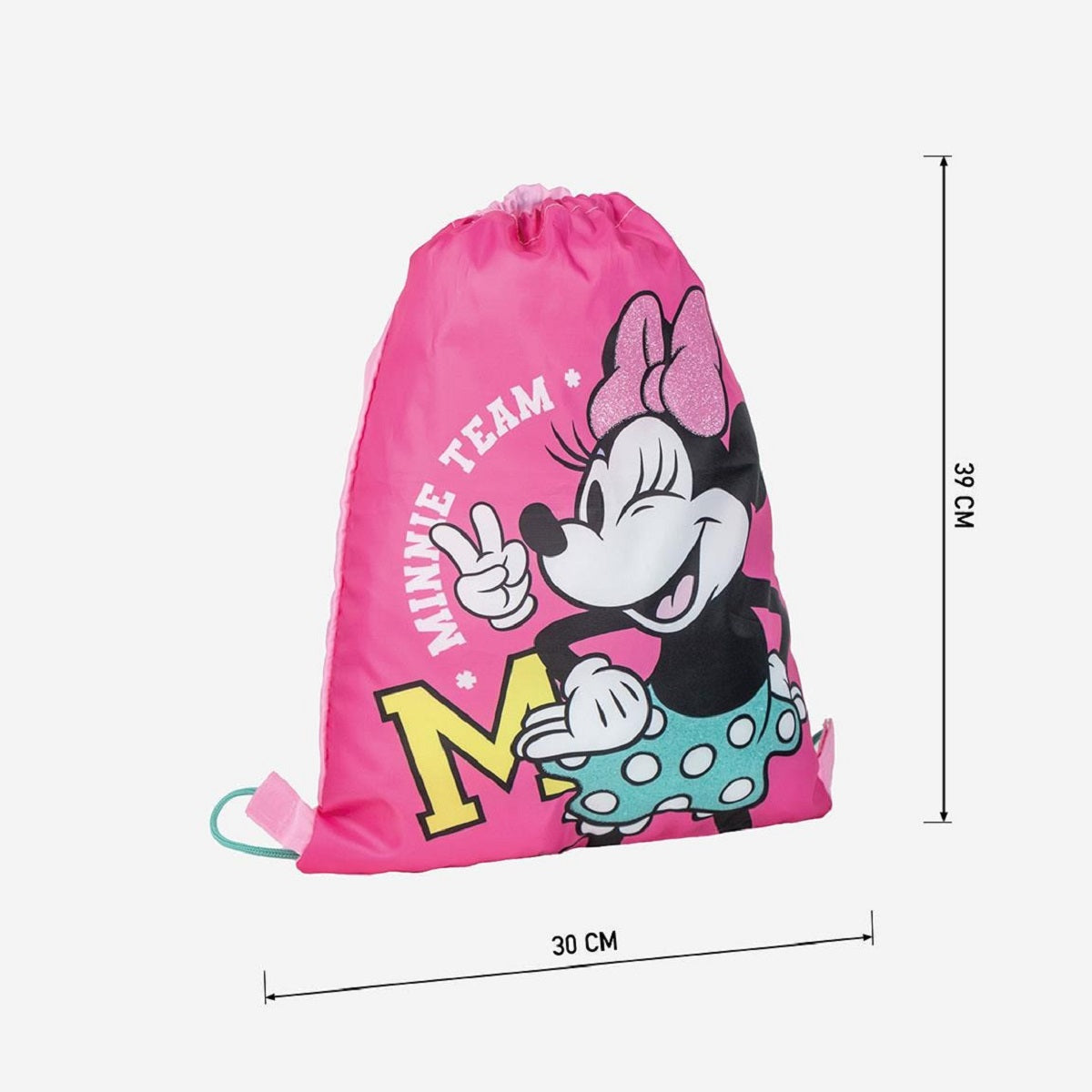 Disney Minnie Mouse Leichter Sportbeutel Turnbeutel für Kinder