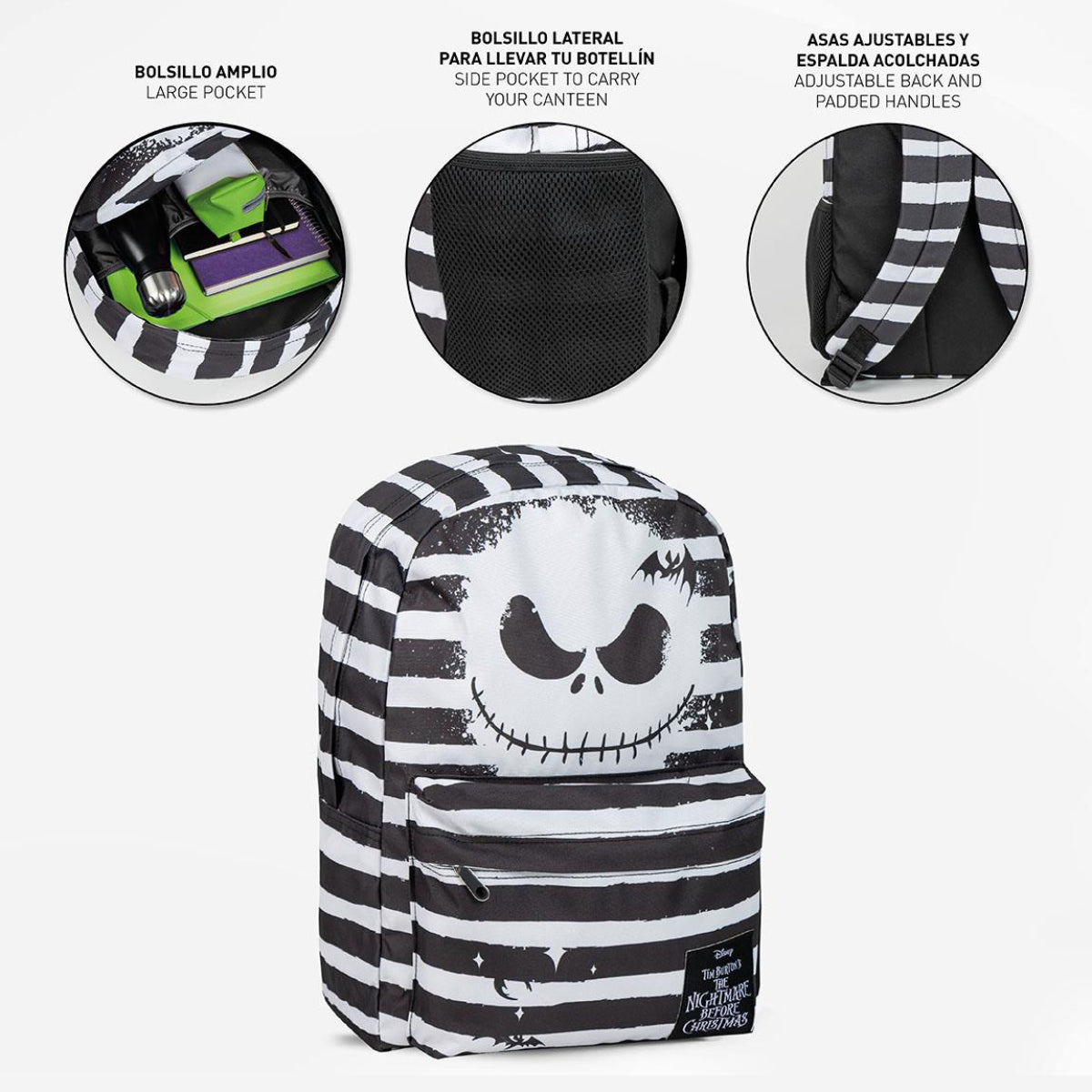 Nightmare Before Christmas Rucksack Erwachsene Freizeitrucksack Polyester Fan Tasche