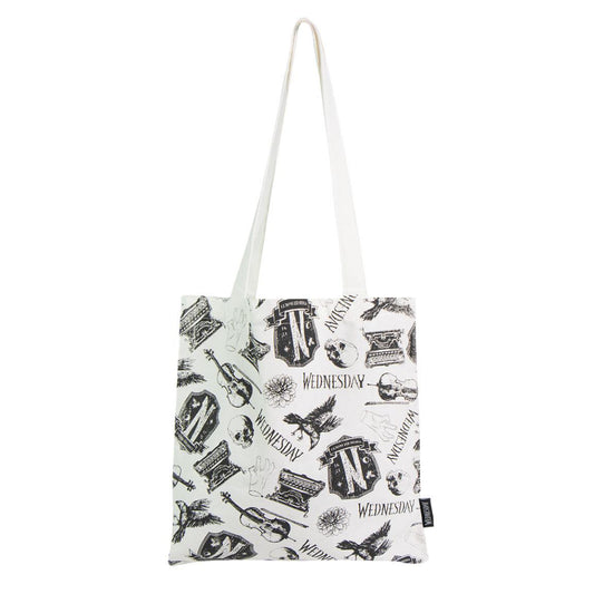 Wednesday Stofftragetasche Wiederverwendbare Einkaufstasche Stoffbeutel Shopper
