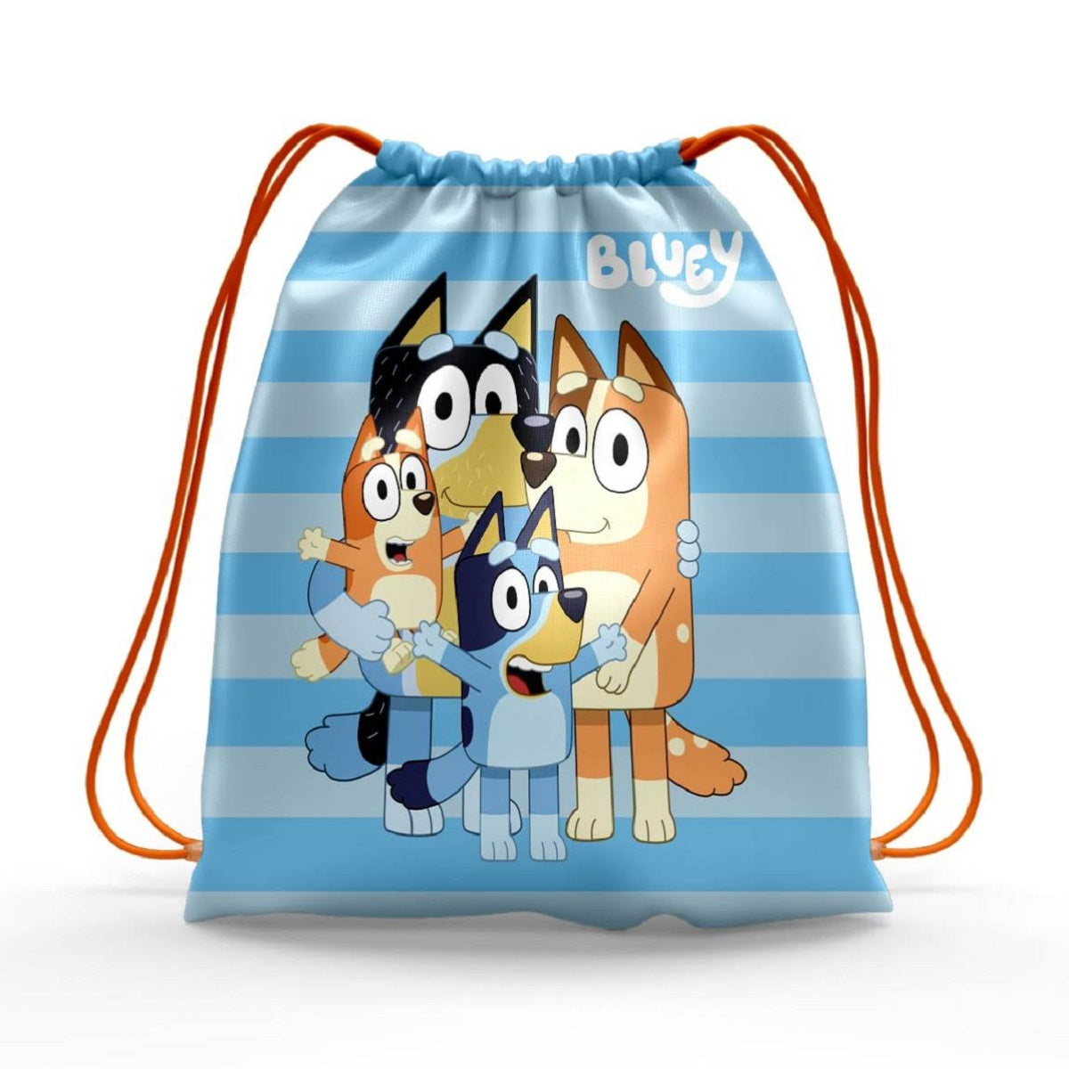 Bluey Turnbeutel Motiv Sportsack für Jungen & Mädchen