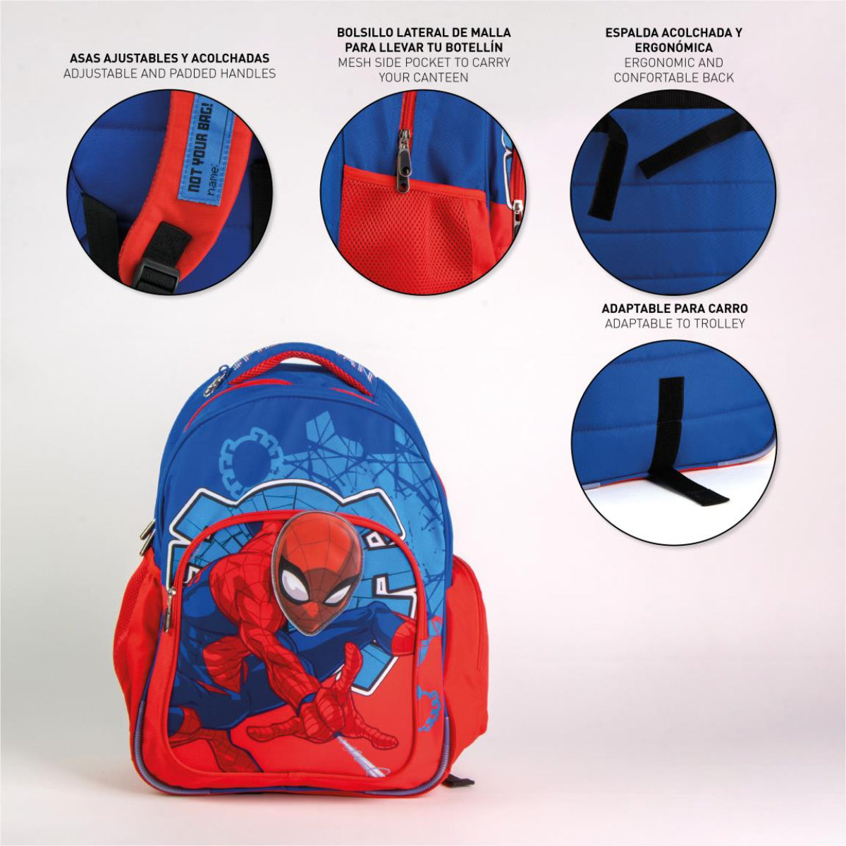 Spiderman Rucksack für Kinder – Freizeitrucksack & Kinderrucksack für Schule & Ausflüge