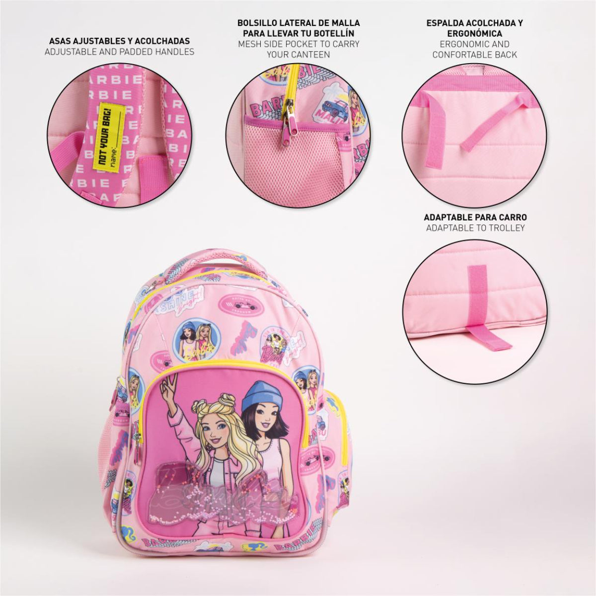 Barbie Rucksack für Kinder – Freizeitrucksack & Kinderrucksack für Schule & Ausflüge