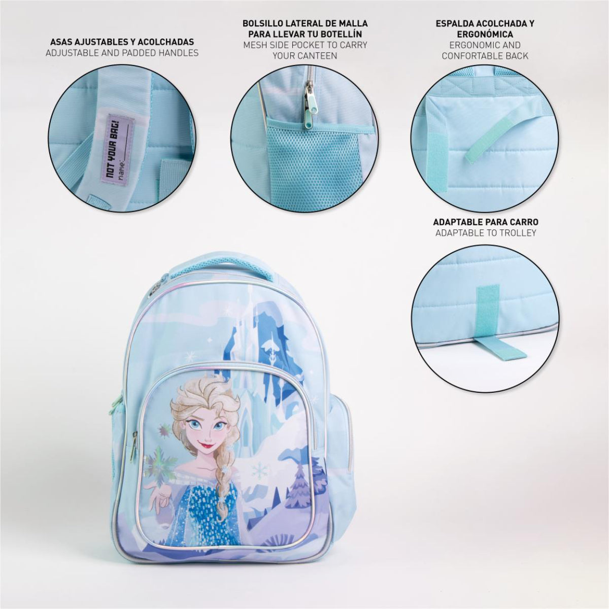 Disney Frozen Rucksack für Kinder – Freizeitrucksack & Kinderrucksack für Schule & Ausflüge