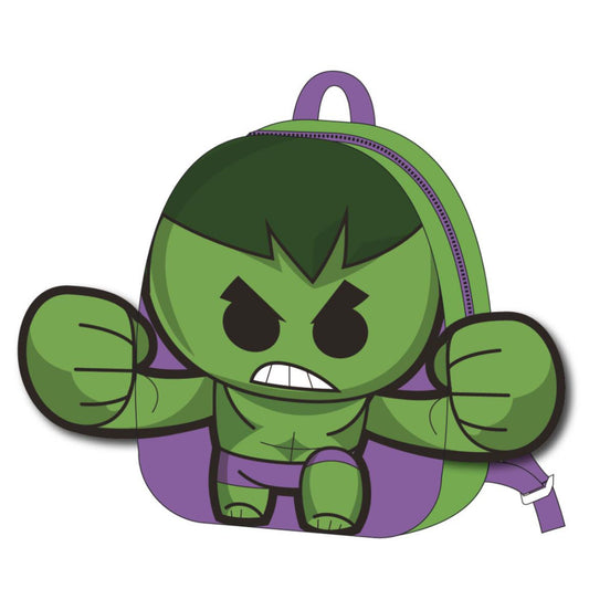 Marvel Hulk Vorschulrucksack – Weicher Plüsch-Rucksack für Jungen & Mädchen