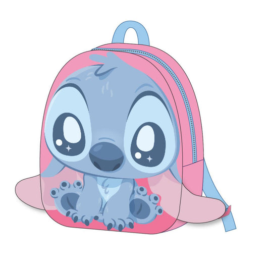 Disney Stitch Vorschulrucksack Weicher Plüsch-Rucksack für Jungen & Mädchen