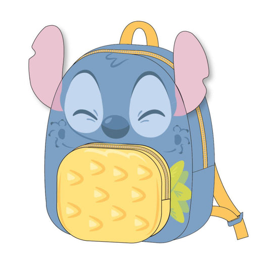 Disney Stitch Vorschulrucksack Weicher Plüsch-Rucksack für Jungen & Mädchen