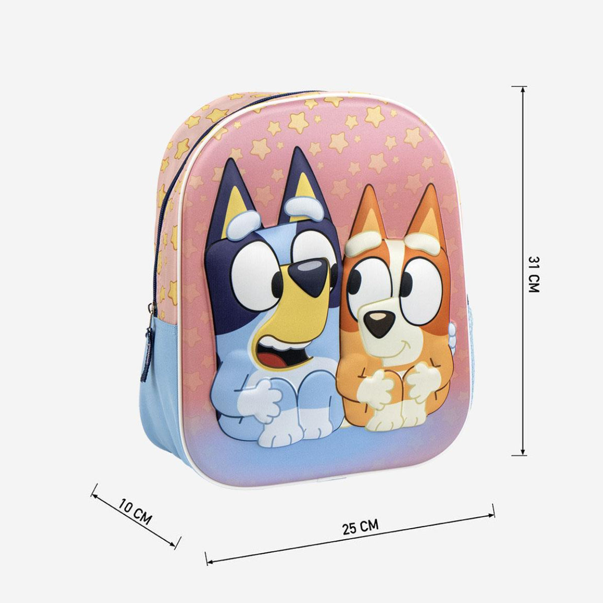 Bluey Kinderrucksack – 3D Motiv Rucksack für Jungen & Mädchen