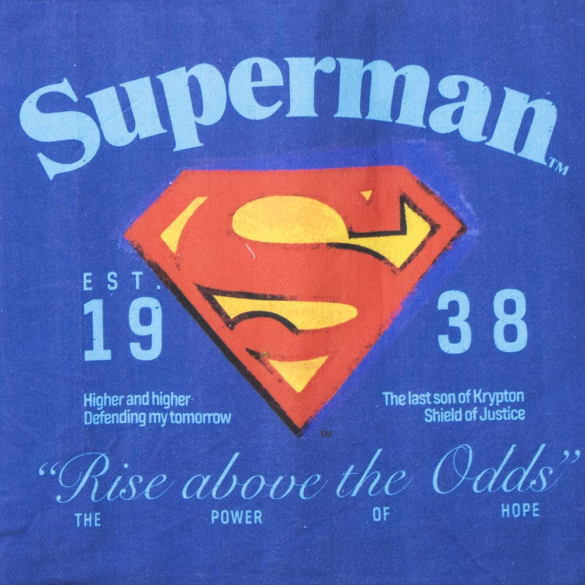 Superman Shopper für Erwachsene mit robuster Materialkombination