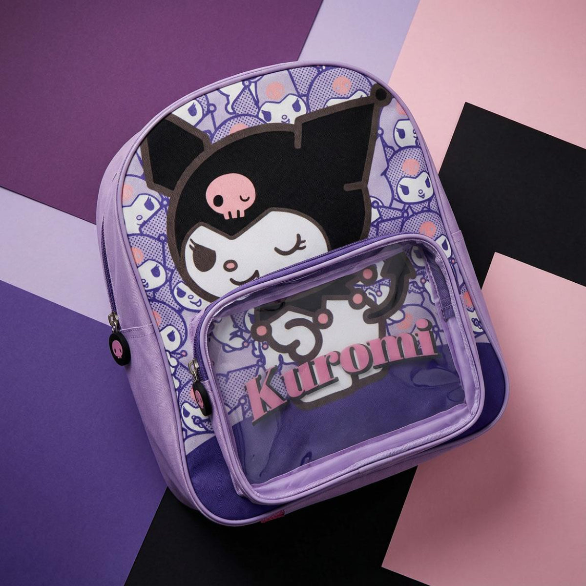 Sanrio Kuromi Kinderrucksack für Kleinkinder leichter Rucksack für Schule und Ausflüge