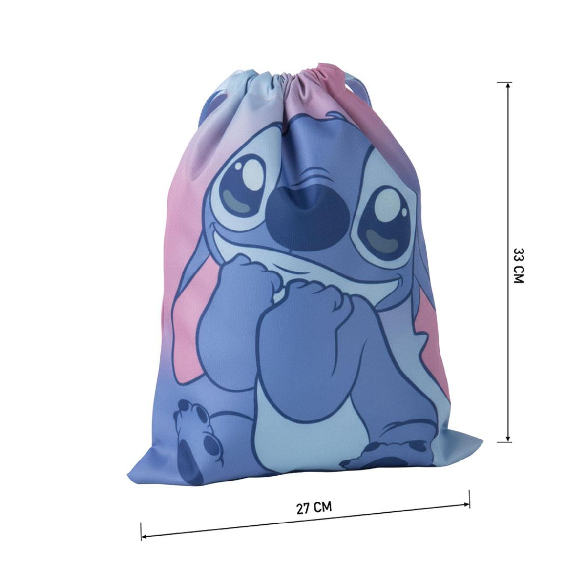 Disney Lilo & Stitch Beutel Kinder 24 × 32 cm leichte Tasche mit Fan Motiv für unterwegs