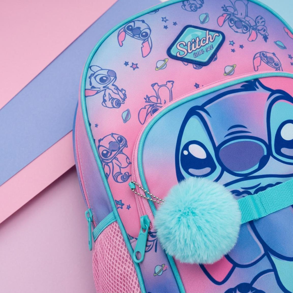 Disney Stitch Schulrucksack Kinder 42 cm für Schule Freizeit Ausflüge und Alltag