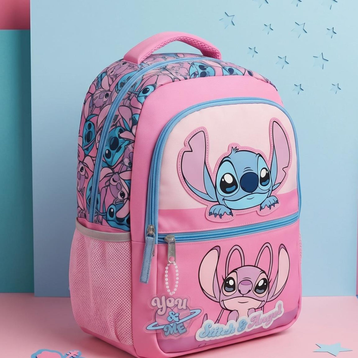 Disney Stitch Schulrucksack Kinder Rucksack Schule Freizeit 42 cm