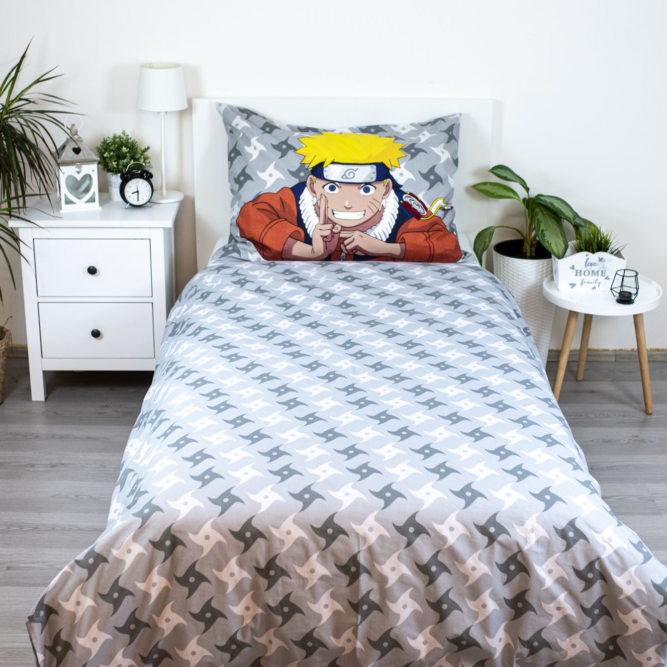 Naruto Design Kuschelige Bettwäsche Baumwolle, 140x200 cm & 70x90 cm