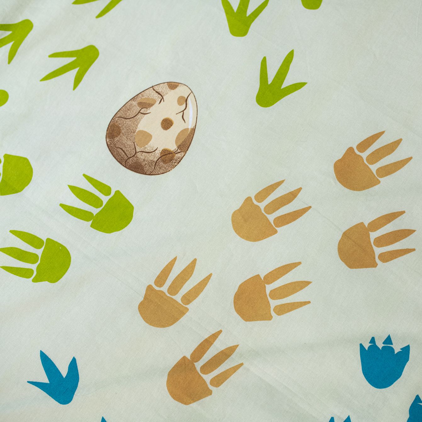 Kinder Bettwäsche mit Dino-Motiv – Bettbezug 100x135 cm & Kissenbezug 40x60 cm
