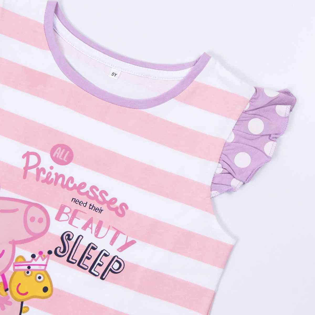 Peppa Pig Kinder Schlafanzug kurz Single Jersey aus Baumwolle
