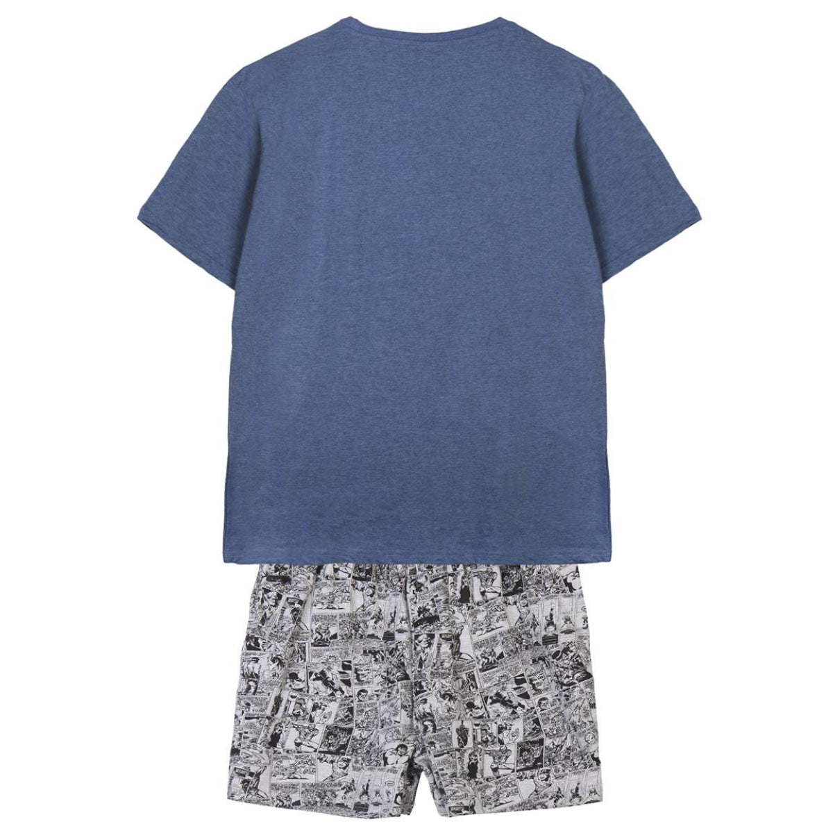 Marvel Schlafanzug Erwachsene Short & T-Shirt aus 100 % Baumwolle