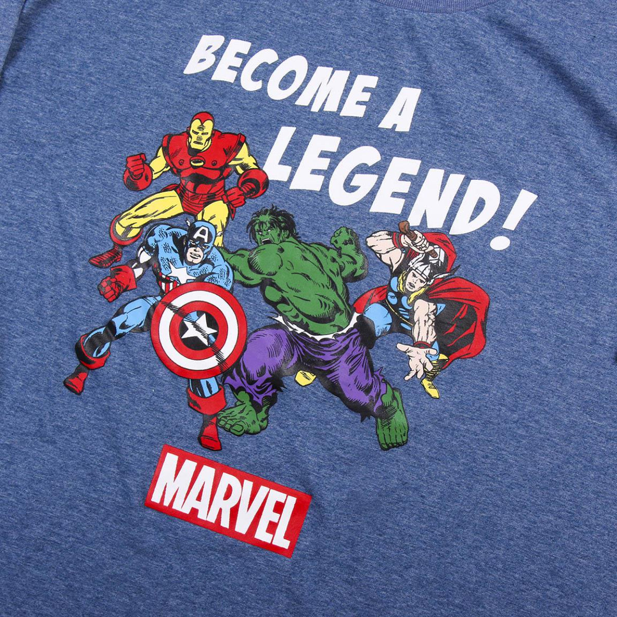 Marvel Schlafanzug Erwachsene Short & T-Shirt aus 100 % Baumwolle
