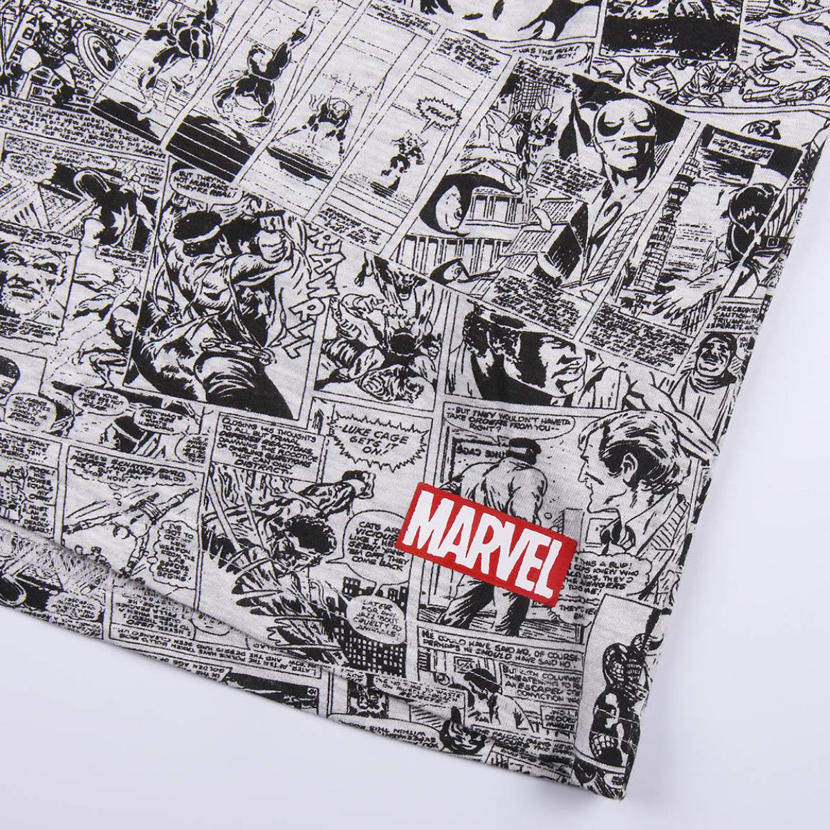 Marvel Schlafanzug Erwachsene Short & T-Shirt aus 100 % Baumwolle