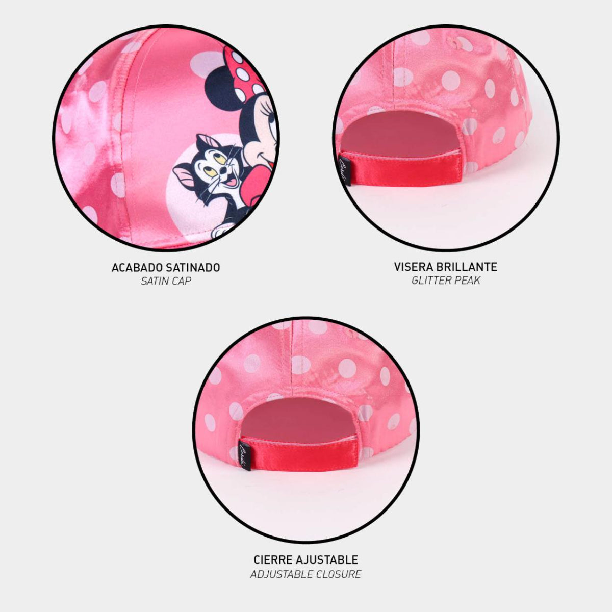 Disney Minnie Mouse Sommer Cap – Kinder Mütze mit Print & UV-Schutz