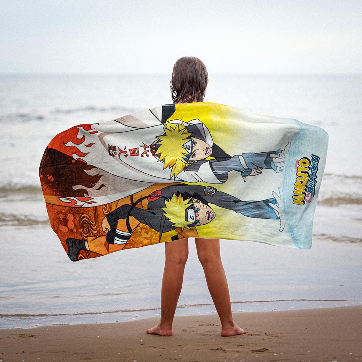 Naruto Badehandtuch aus 100% Baumwolle Strandtuch 70x140 cm