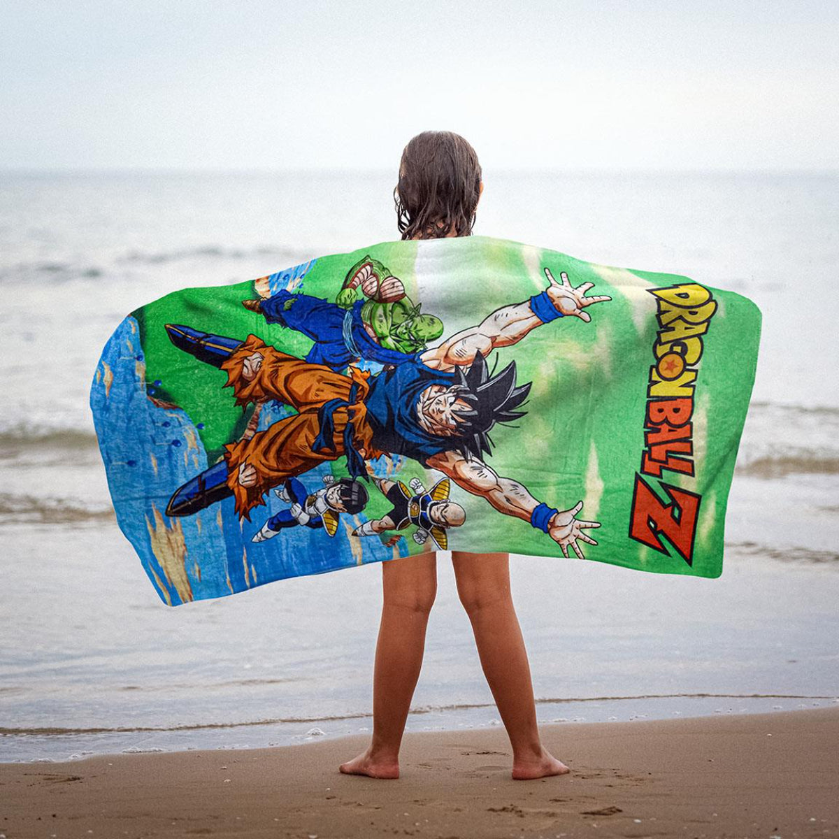 Dragon Ball Z Badehandtuch aus 100% Baumwolle Strandtuch 70x140 cm