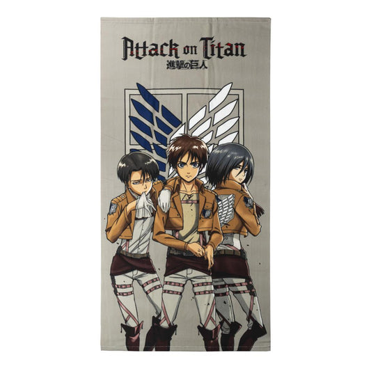 Attack on Titan Badehandtuch aus 100% Baumwolle Strandtuch 70x140 cm