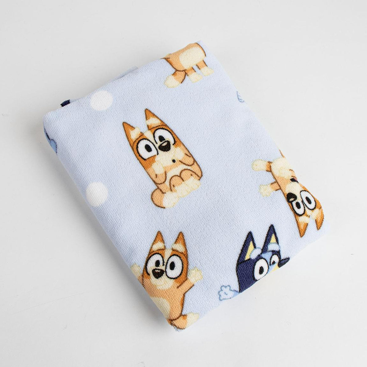 Bluey Badeponcho für Kinder Hochwertiger Frottee aus Mikrofaser