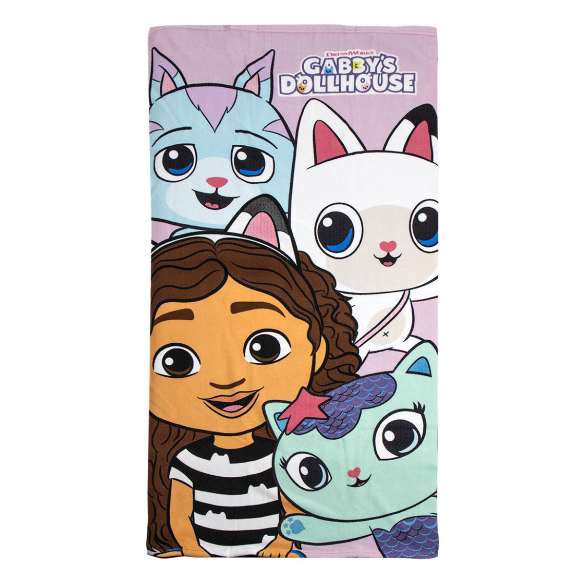 Gabby’s Dollhouse Badetuch Kinder Strandtuch 140×70 cm aus Polyester
