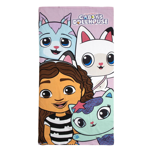 Gabby’s Dollhouse Badetuch Kinder Strandtuch 140×70 cm aus Polyester