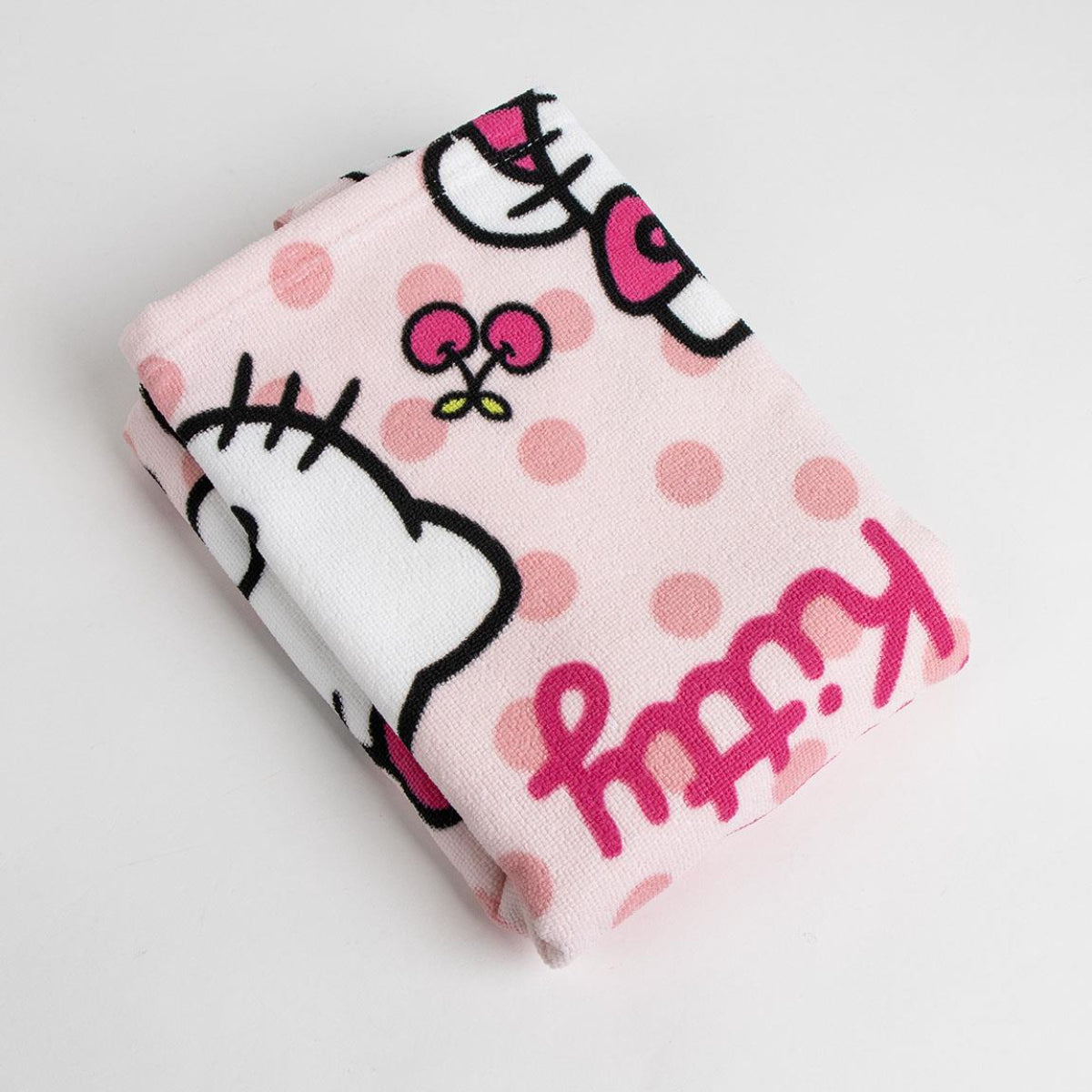 Hello Kitty Badeponcho für Kinder Hochwertiger Frottee aus Mikrofaser