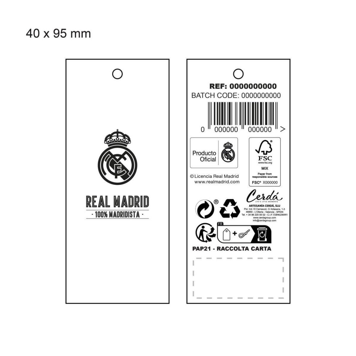 Real Madrid Badetuch 180x90cm Mikrofaser Handtuch für Fitness, Sport & Strand