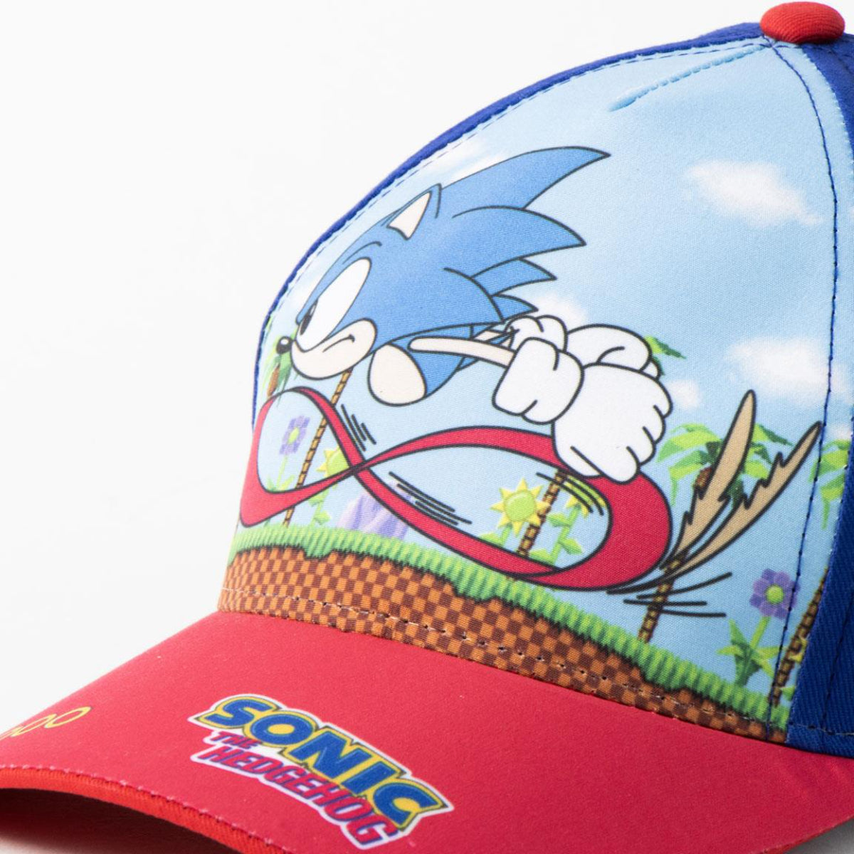 Sonic Kinder Cap 53 cm Baumwolle und Polyester Kappe für Alltag Schule und Freizeit