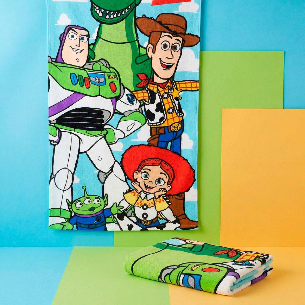 Disney Toy Story Kinder Badetuch 70 × 140 cm leichtes Handtuch für Urlaub und Sport