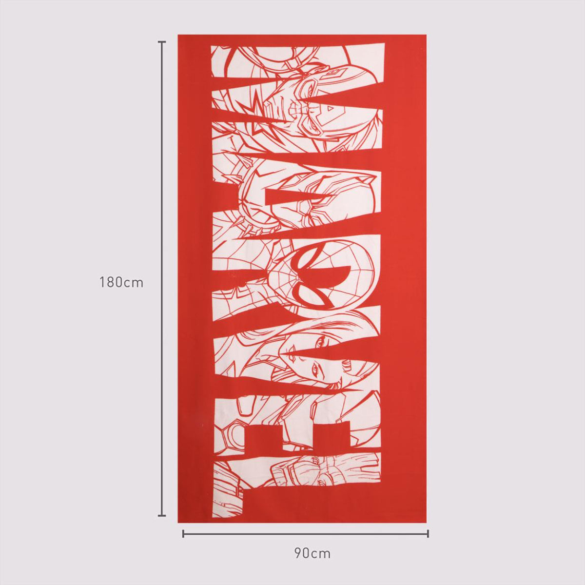 Marvel Polyester Badetuch 90 × 180 cm 250 gsm für Strand Schwimmbad und Urlaub