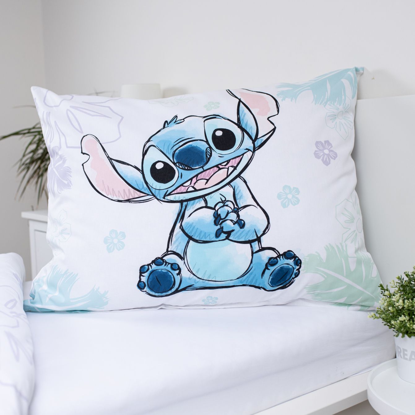 Lilo and Stitch Design Kuschelige Bettwäsche Baumwolle, 140x200 cm & 70x90 cm